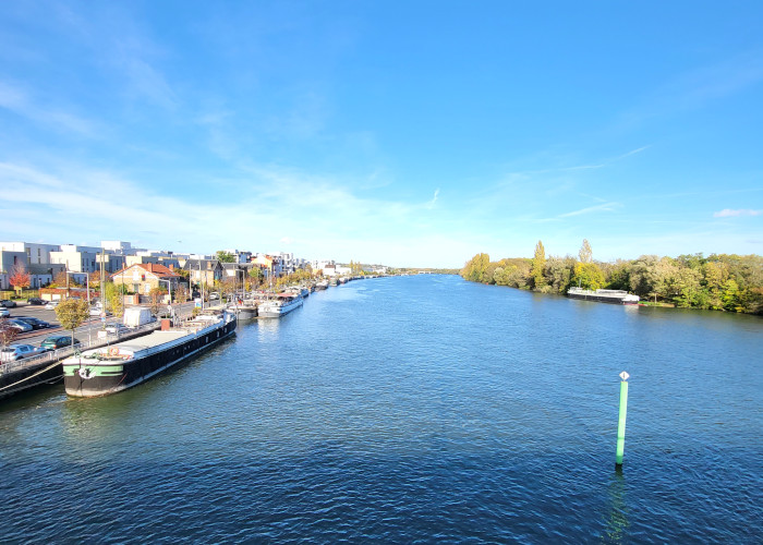 La seine entre Juvisy et Draveil base de loisirs